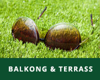 Konstgräsprodukter för balkong och terrass