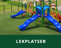 Konstgräsprodukter för lekplatser