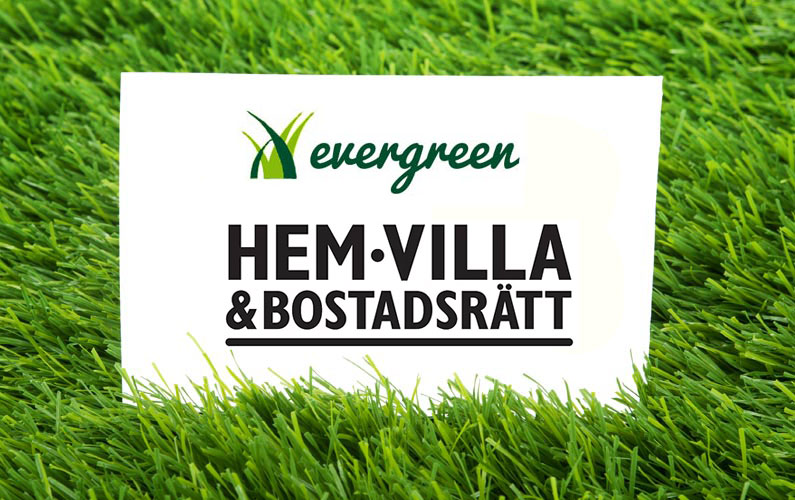 Evergreens annons i mässtidningen för Hem, Villa & Bostadsrätt