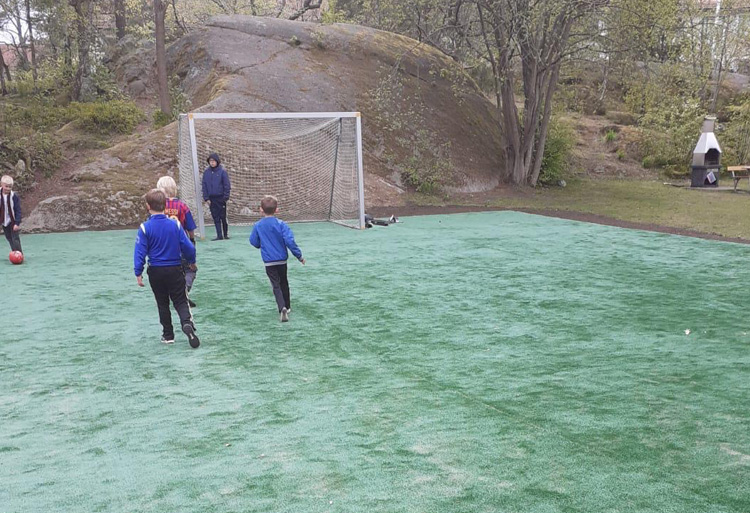 Bollplan hos BRF Sköndal